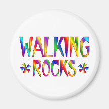 Walking Rocks Refrigerator Magnet