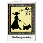 Walking Scot Greeting Card