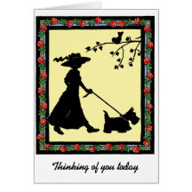 Walking Scot Greeting Card