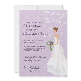 Walking the Aisle Bridal Shower Invitation invitation