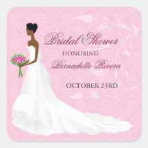 Walking the Aisle Bridal Shower Sticker