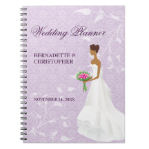 Walking the Aisle Purple Wedding Planner Notebook