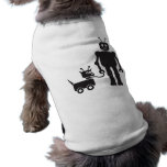 Walking the Dog-Bot Pet Tshirt
