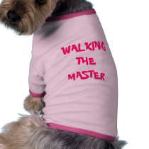 WALKING THE MASTER pet clothing by hoaryhead WALKING THE MASTER pet clothing