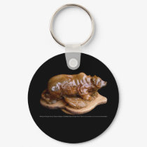Walking the Path of the Grizzly Sculpture Key Fob keychains