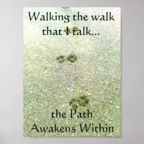 Walking the Talk (green sand) Poster