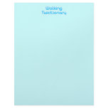 Walking twictionary letterhead
