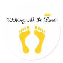 Walking with the Lord Sticker by pandapad Walking with the Lord Sticker