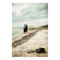Walks on the Beach Poster posters