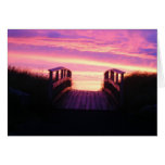Walkway Sunset Card cards