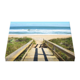 Walkway To The Beach Canvas Print