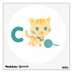 Wall Art - ABC Animals - Cat Room Sticker