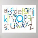 WALL ART :: TYPOGRAPHY - trendy alphabet 3 posters