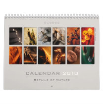 Wall Calendar 2010 - Details of Nature (2) by Houk_photography Wall Calendar 2010 - Details of Nature (2)