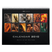 Wall Calendar 2010 - Details of Nature (2) by Houk_photography Wall Calendar 2010 - Details of Nature (2)