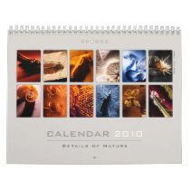 Wall Calendar 2010 - Details of Nature (3) by Houk_photography Wall Calendar 2010 - Details of Nature (3)