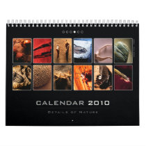 Wall Calendar 2010 - Details of Nature (4) by Houk_photography Wall Calendar 2010 - Details of Nature (4)
