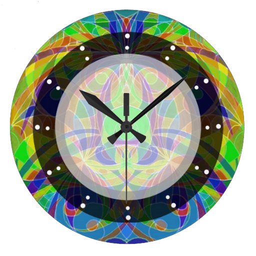 Wall Clock Ethnic Style Zazzle