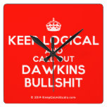 [Crown] keep logical and call out dawkins bullshit  Wall Clocks