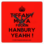 [Crown] tiffany muva fuckin hanbury yeahh !  Wall Clocks