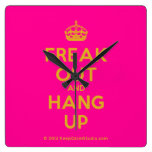 [Crown] freak out and hang up  Wall Clocks