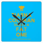 [Chef hat] tiarna coleman sucks a fat one  Wall Clocks