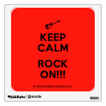 [Electric guitar] keep calm rock on!!!  Wall Decals