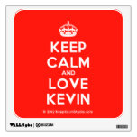 [Crown] keep calm and love kevin  Wall Decals