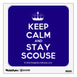 [Knitting crown] keep calm and stay scouse  Wall Decals