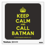 [Crown] keep calm and call batman  Wall Decals
