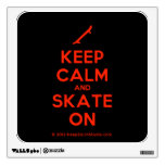 [Skateboard] keep calm and skate on  Wall Decals