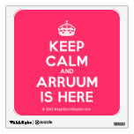 [Crown] keep calm and arruum is here  Wall Decals