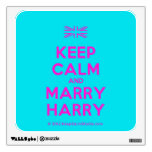 [UK Flag] keep calm and marry harry  Wall Decals