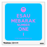 [Smile] esau mebarak number one 1  Wall Decals