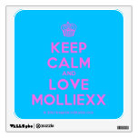 [Cupcake] keep calm and love molliexx  Wall Decals