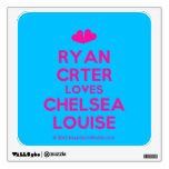 [Two hearts] ryan crter loves chelsea louise  Wall Decals