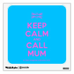 [UK Flag] keep calm and call mum  Wall Decals