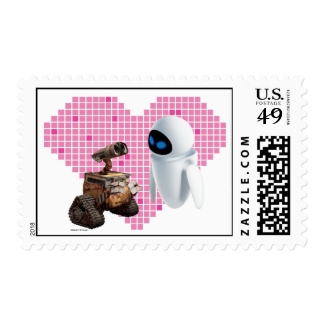WALL-E and Eve Pixel Heart