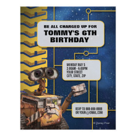 WALL-E Birthday Invitation Personalized Announcements