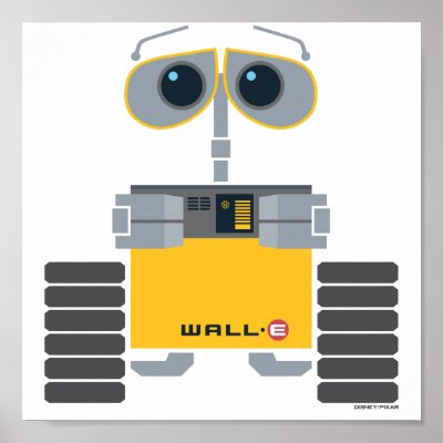 Wall-E Cute Cartoon posters