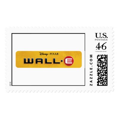 Wall*E Logo Disney postage
