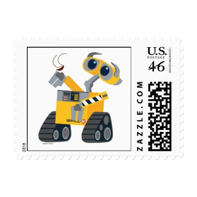 WALL-E Picking Up A Treasure postage