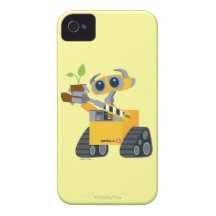 WALL-E robot sad holding plant iPhone 4 Case-Mate Case