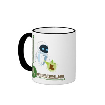 Wall*E with Eve the plant Disney mugs