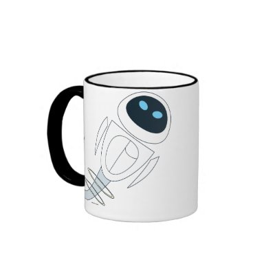 WALL*E's Eve flying Disney mugs