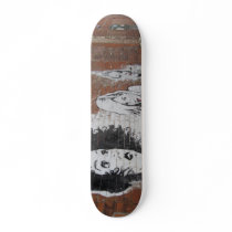 Wall Graffiti Sexy Snow Bunny Girl Skate Board skateboards by mannysThoughts Wall Graffiti Sexy Snow Bunny Girl Skate Board skateboards