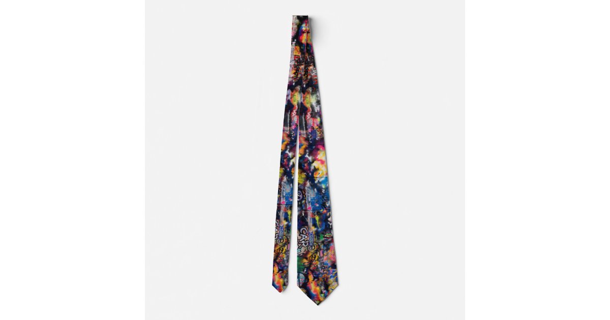 wall graffiti tie Zazzle