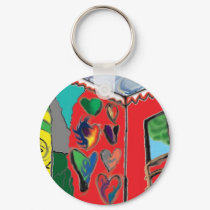 Wall of Hearts keychains