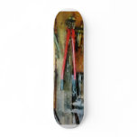 Wall of Tools and Shop Apron Custom Skateboard