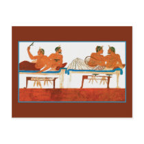 Wall Painting Paestum, Italy Post Card